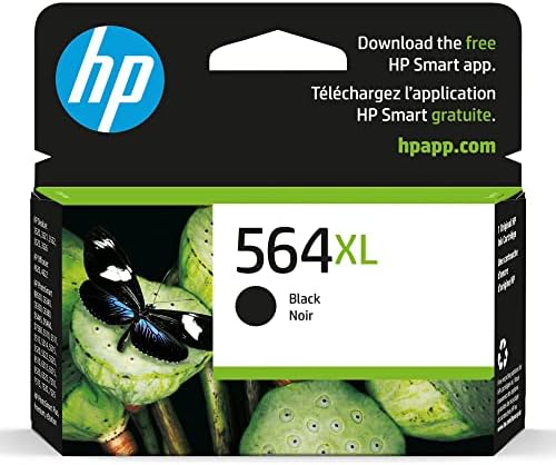 HP 564XL דיו שחור בעל תשואה גבוהה | עובד עם DeskJet 3500; OfficeJet 4620; PhotoMart B8550, C6300, D5400, D7560, 5510,